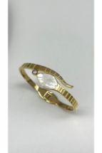 Resim Gold Beyaz Sedefli Kleopatra Bileklik